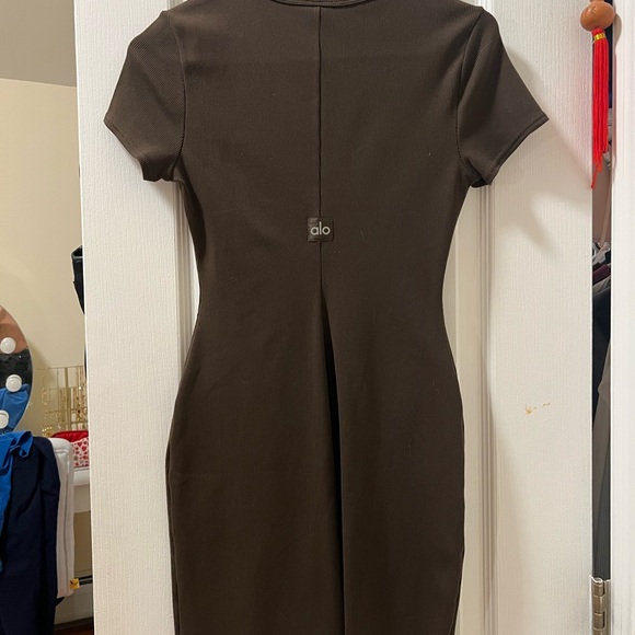 ALO Yoga Brown Mini Dress - Picture 3 of 4